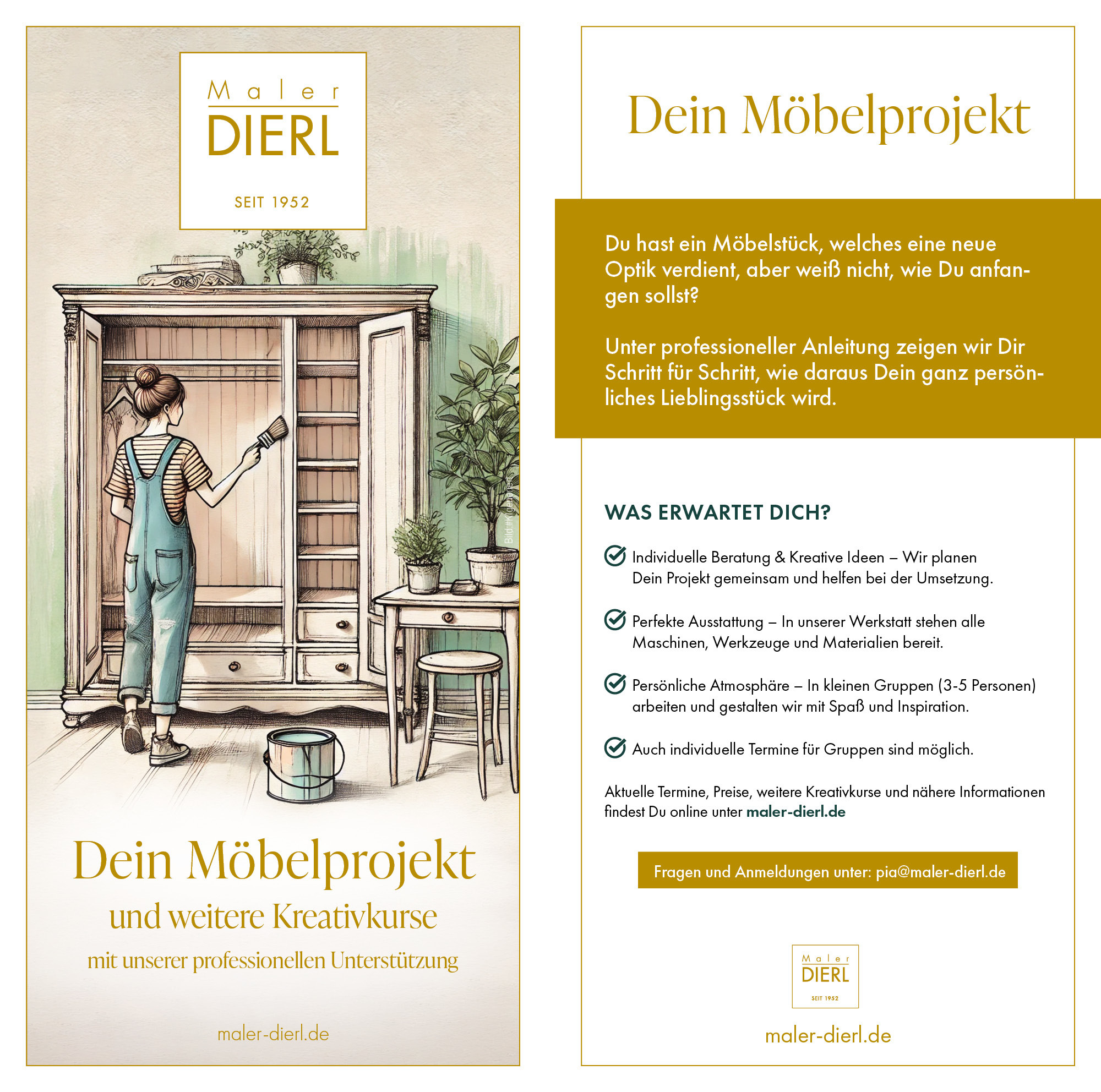 Kurse Möbelprojekte Dierl